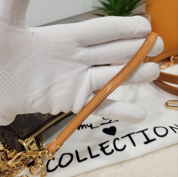 💕LOUIS VUITTON Pochette Accessoires Monogram Wristlet/Crossbody - Picture 11 of 16